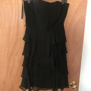 White House black market strapless dress